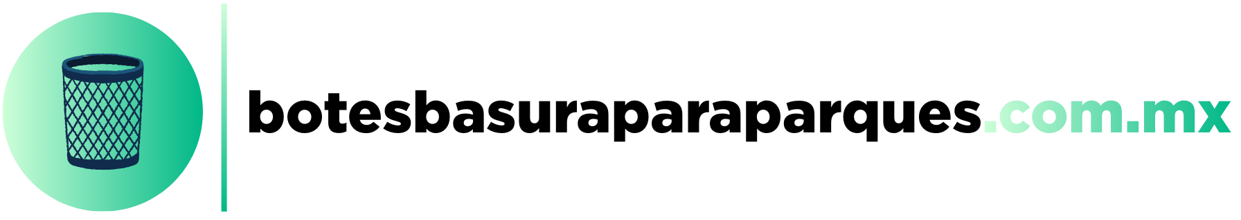 Botes de basura para parques
