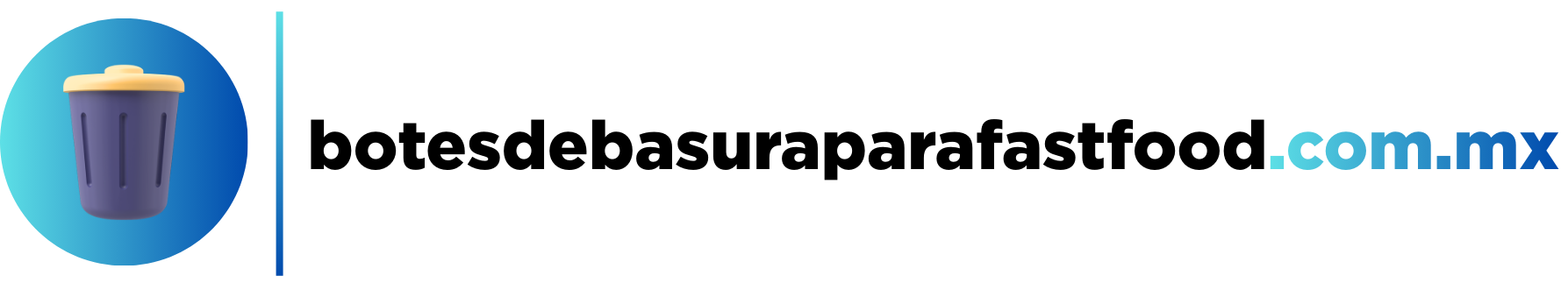 Botes de basura para fast food